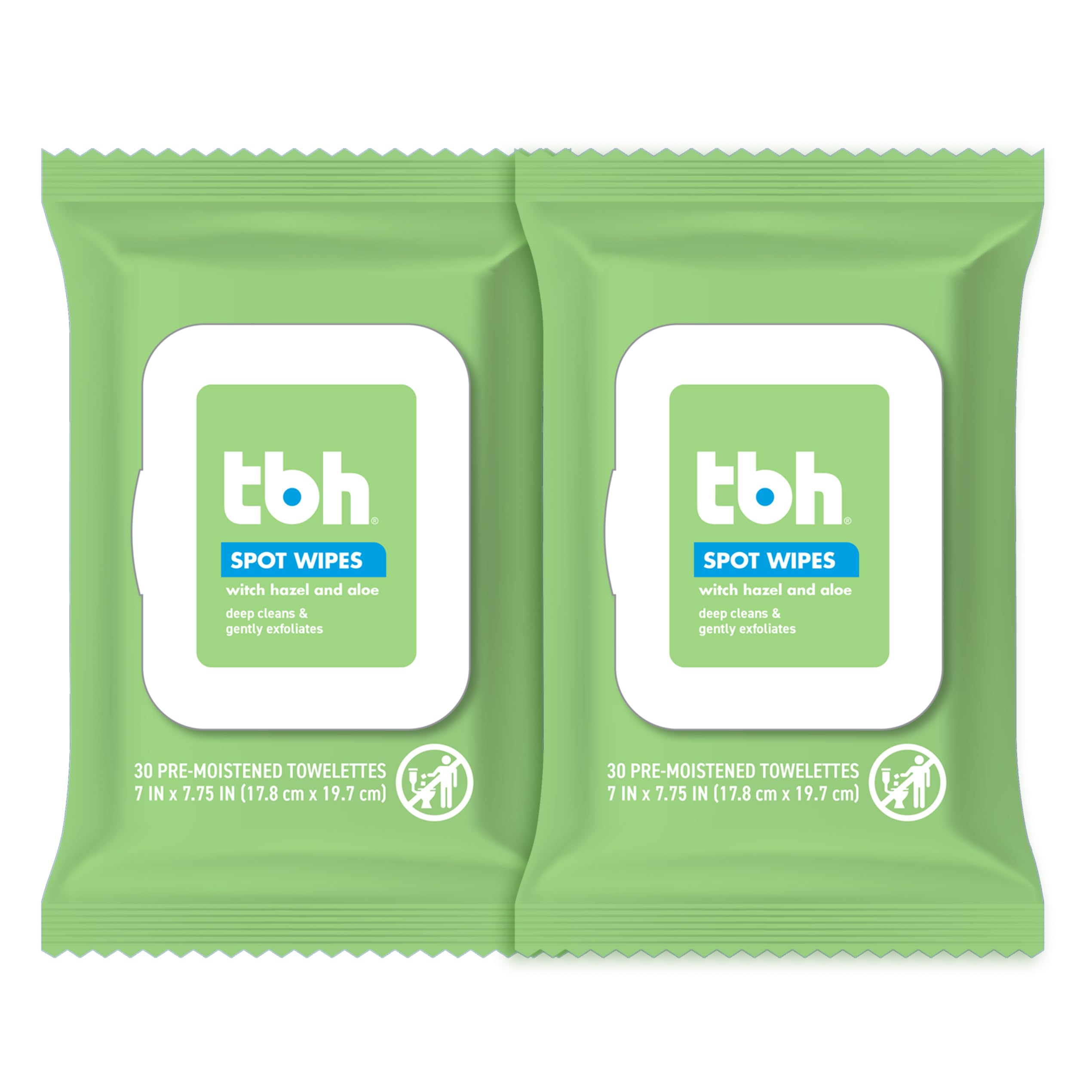 TBH Kids lingettes visage spots 30ct : nettoyage ciblé des imperfections.