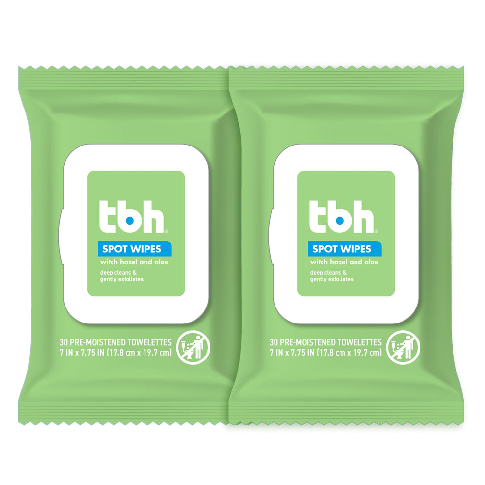 TBH Kids lingettes visage spots 30ct : nettoyage ciblé des imperfections.