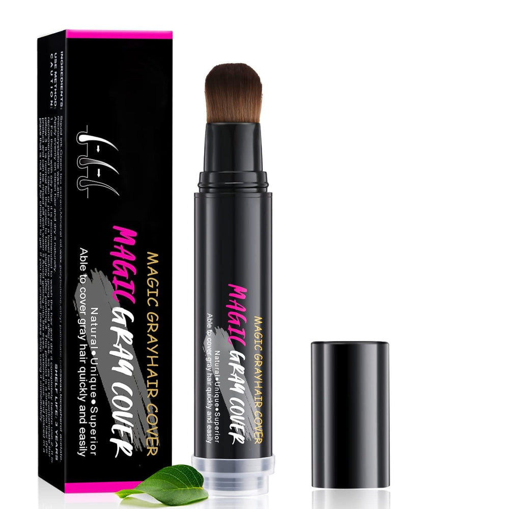 TBTFW racines couverture stick noir profond, camouflage rapide des racines grisées