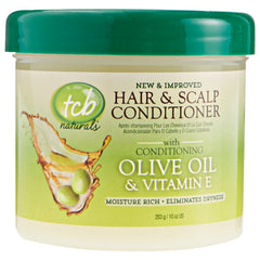 TCB Naturals hair and scalp conditioner jar 3-pack for daily use adds shine