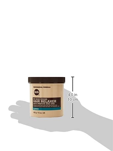 TCB Sans Base Défrisant Crème résultat potentiel sur la brillance et la texture des cheveux
