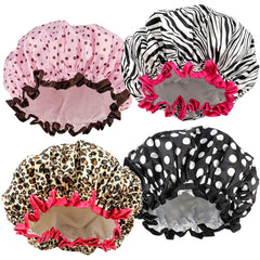 Bonnets de douche TCOTBE: quatre modèles pour varier le style.