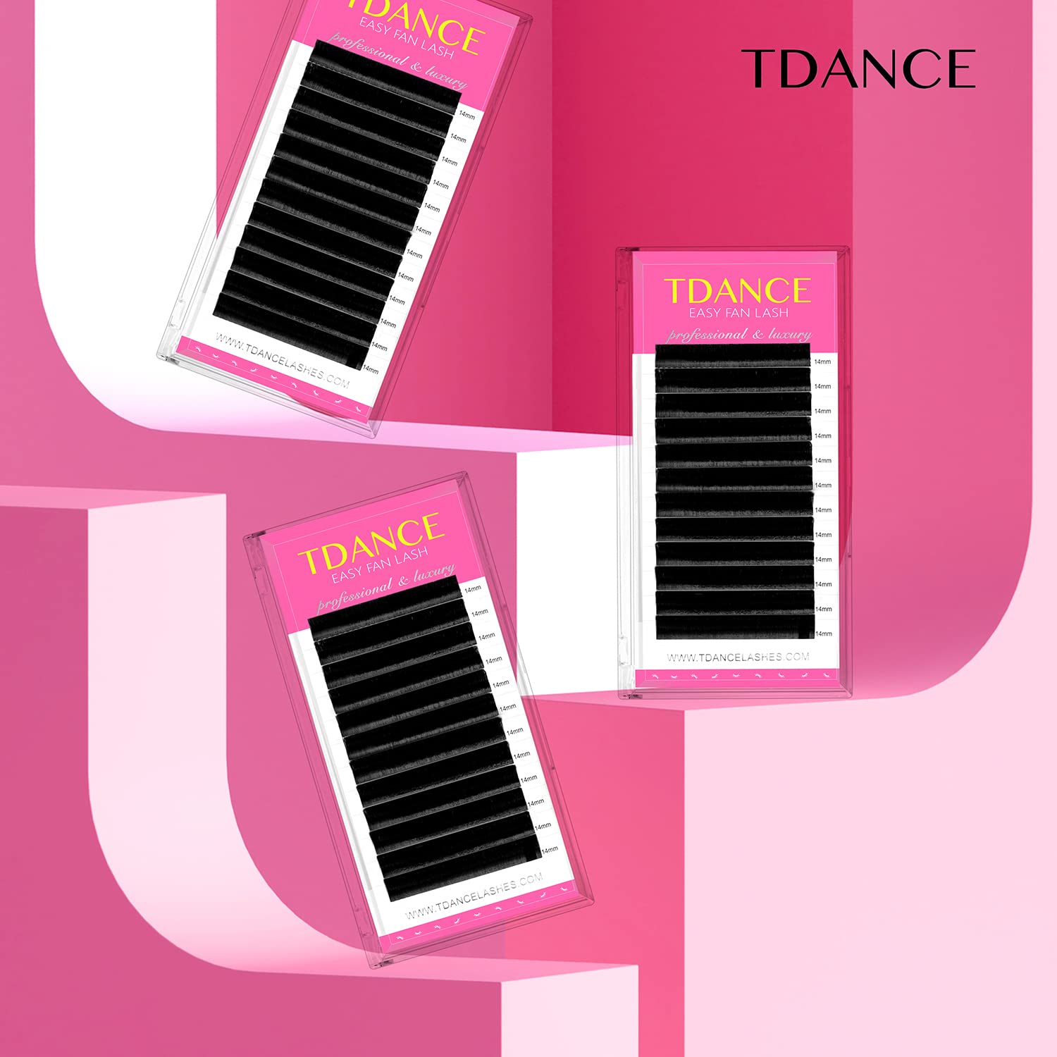 TDANCE cils éventail facile matériaux PBT coréen mat