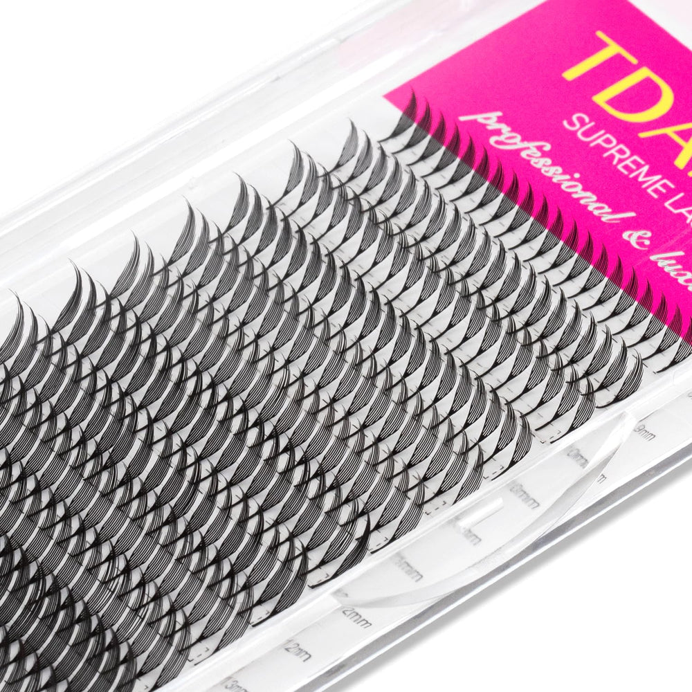 TDANCE gros plan sur le design plume-flocon des cils