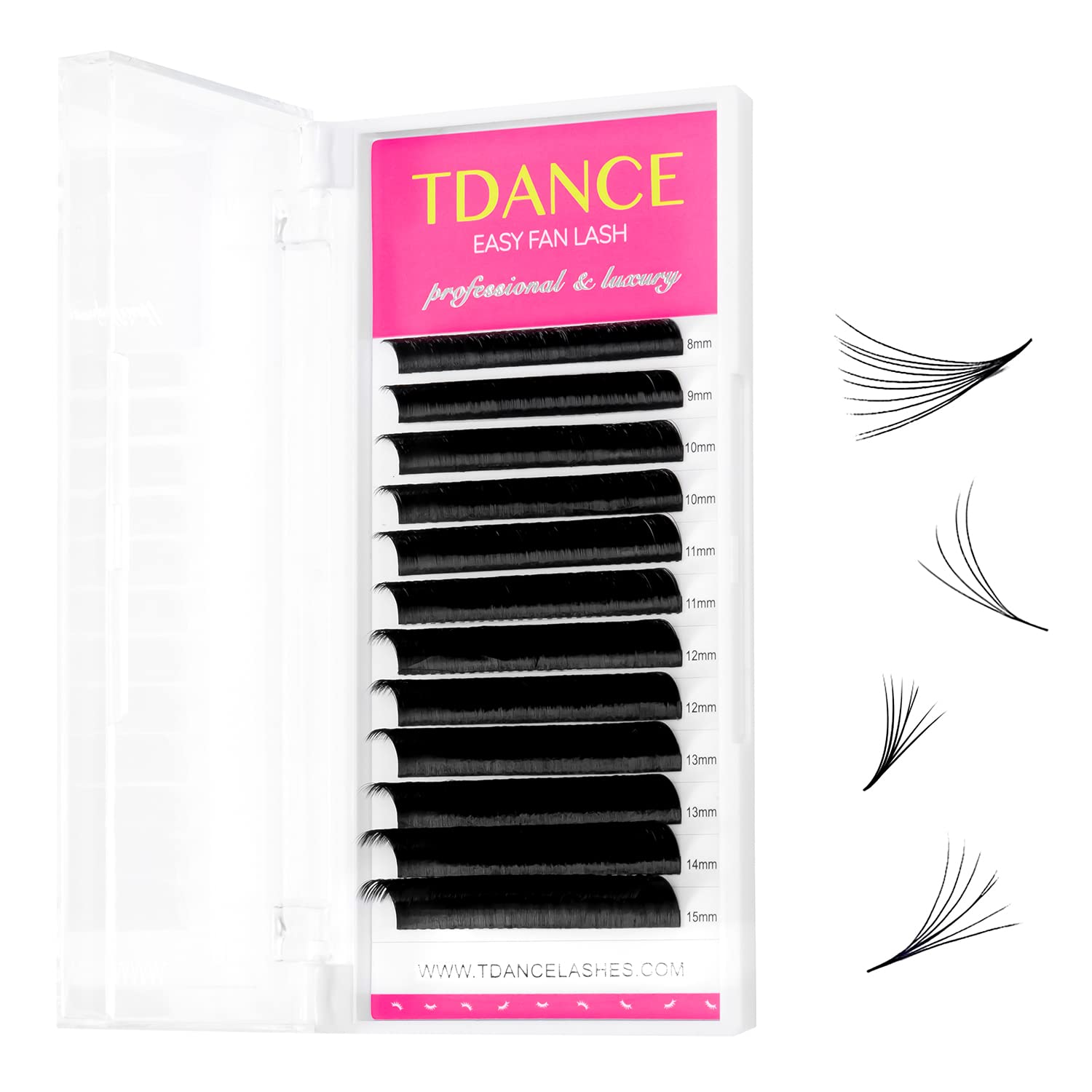 TDANCE Easy Fan – paquet prêt à l’emploi pour un regard dense et naturel.