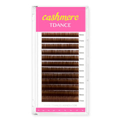 TDANCE cils bruns foncés 0,07 C/D, courbure durable et naturelle