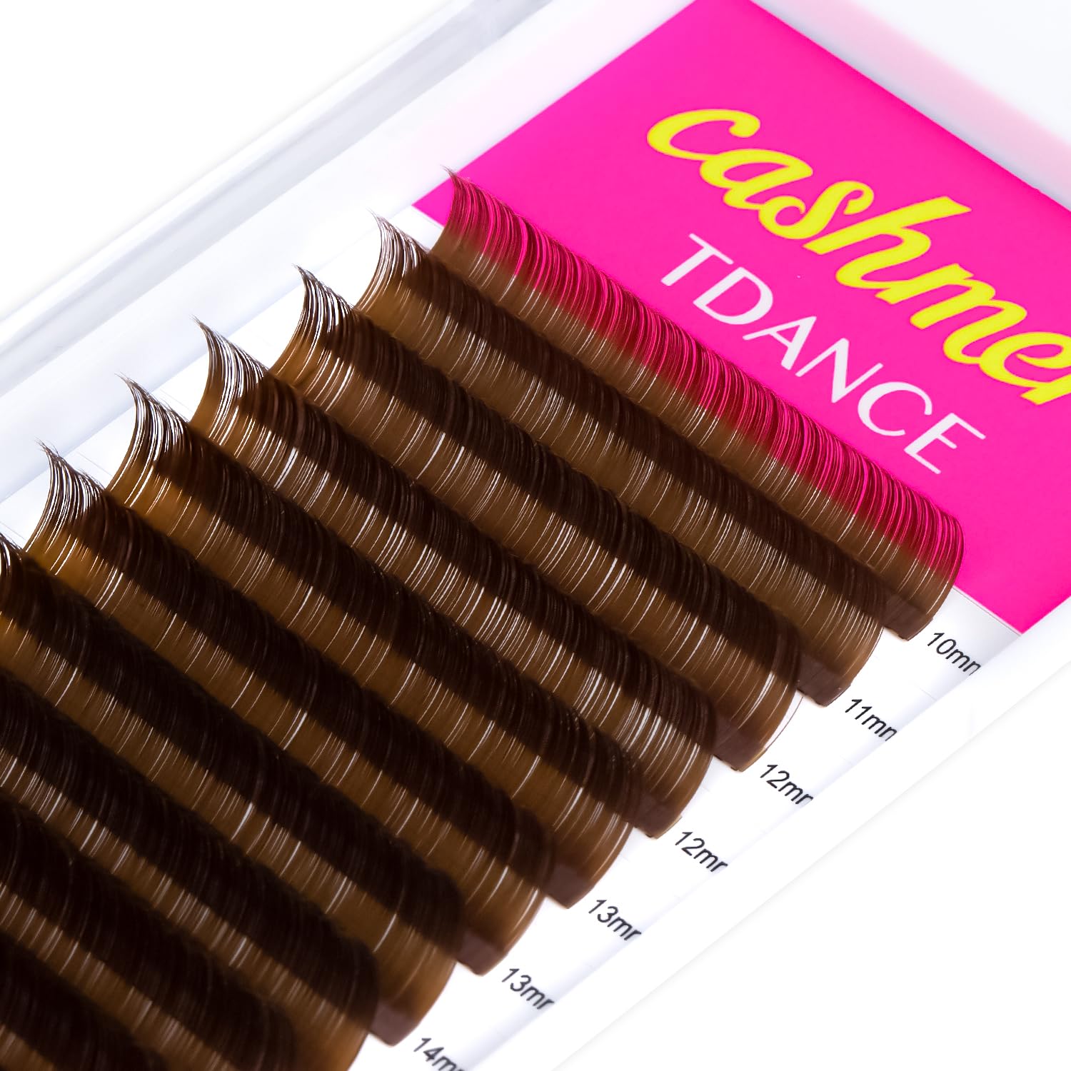 TDANCE cils colorés palette 7 couleurs, effet pop durable