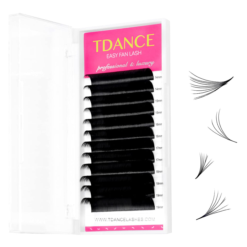 TDANCE extension cils facile fan rapide pour gagner du temps en pose professionnelle