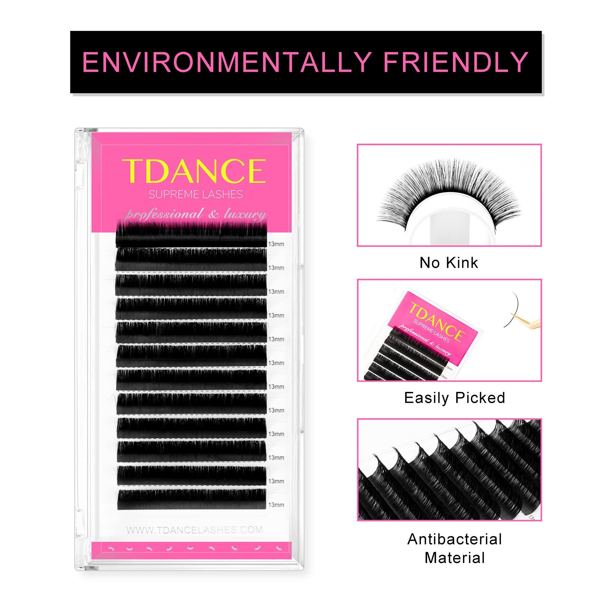 TDANCE extension cils matte noir DD, effet volume dramatique.