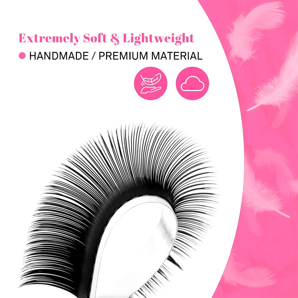 TDANCE extensions cachemire volume 0,03-C 8-15mm fibres ultra-légères naturelles.