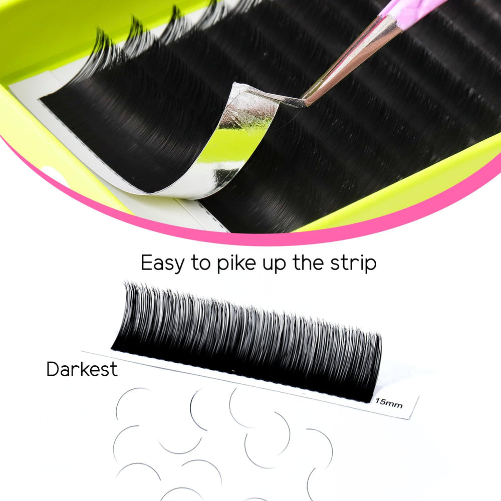 TDANCE extensions cachemire volume 0,05-C 10-17mm polyvalence pour toutes occasions.