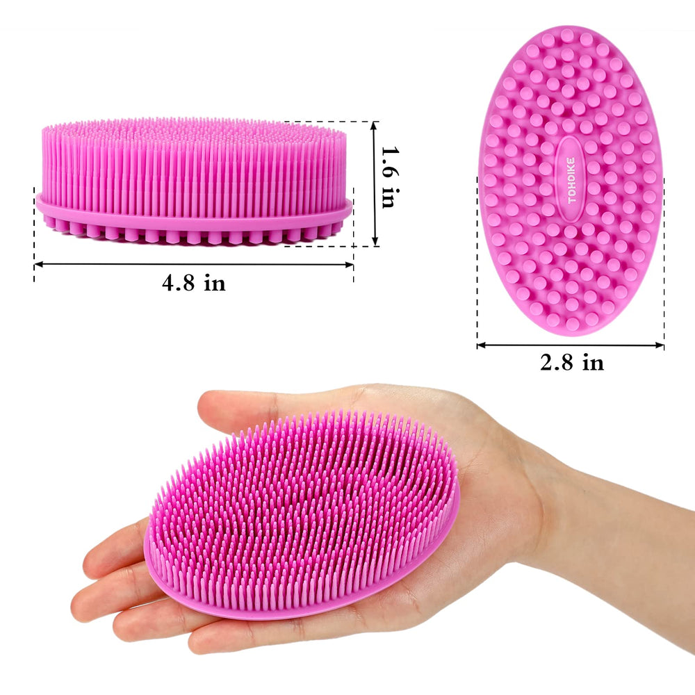 TDHDIKE gant silicone corps bleu exfolier et revitaliser la peau