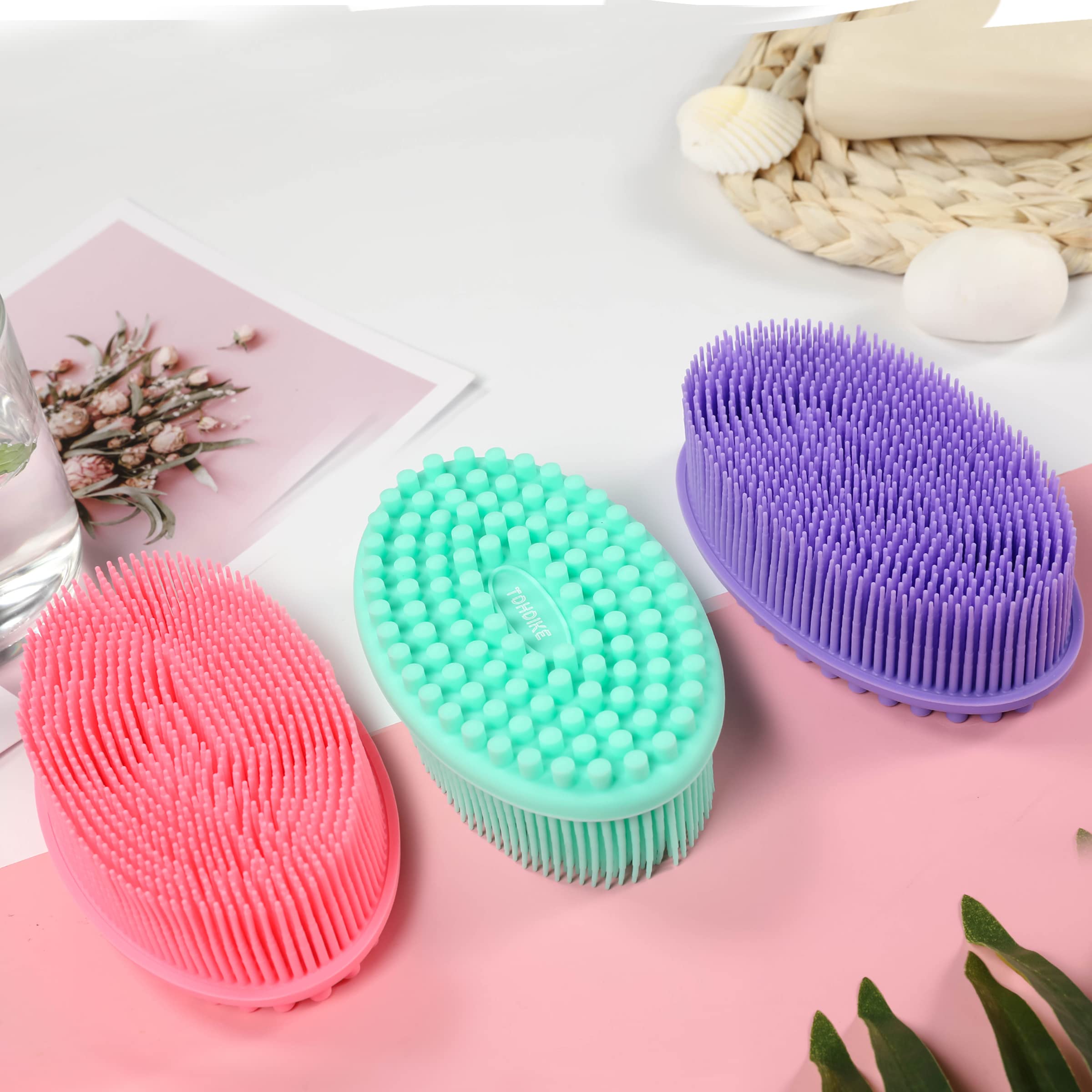 TDHDIKE utilisation double: massage corps et cuir chevelu.