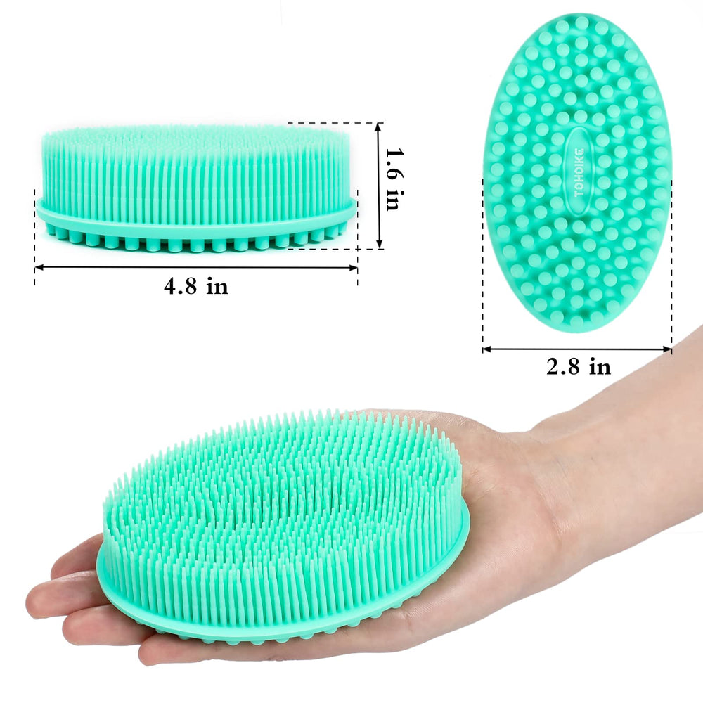 TDHDIKE gant silicone texture douce en vue rapprochée pour peau sensible.