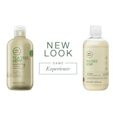 Tea Tree Chanvre Restoratif – mousse crèmeuse nettoyante et hydratante.