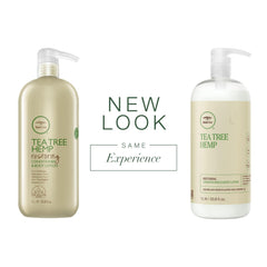 Tea Tree Hemp Restoring crème-cheveux offre douceur et protection.