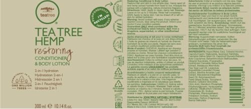 Tea Tree Hemp Restoring rituel bien-être forêt.