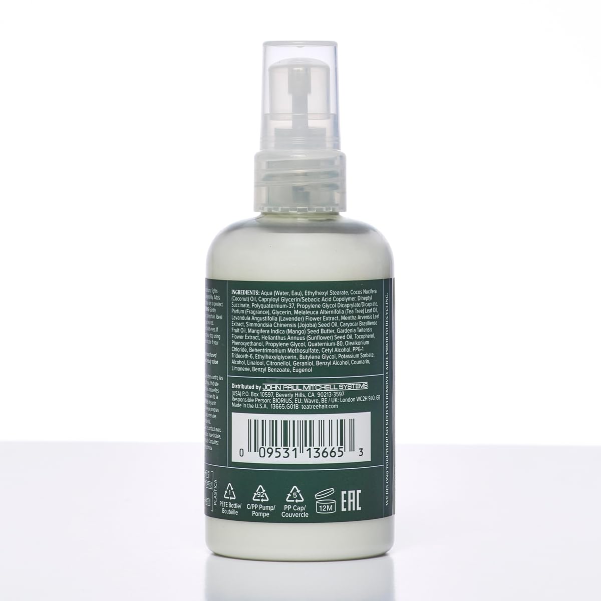 Tea Tree Lait hydratant Lavande Menthe – moment spa parfum relaxant pour routine.