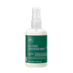 Tea Tree Lait hydratant Lavande Menthe – flacon visible pour hydrater et lisser les cheveux.