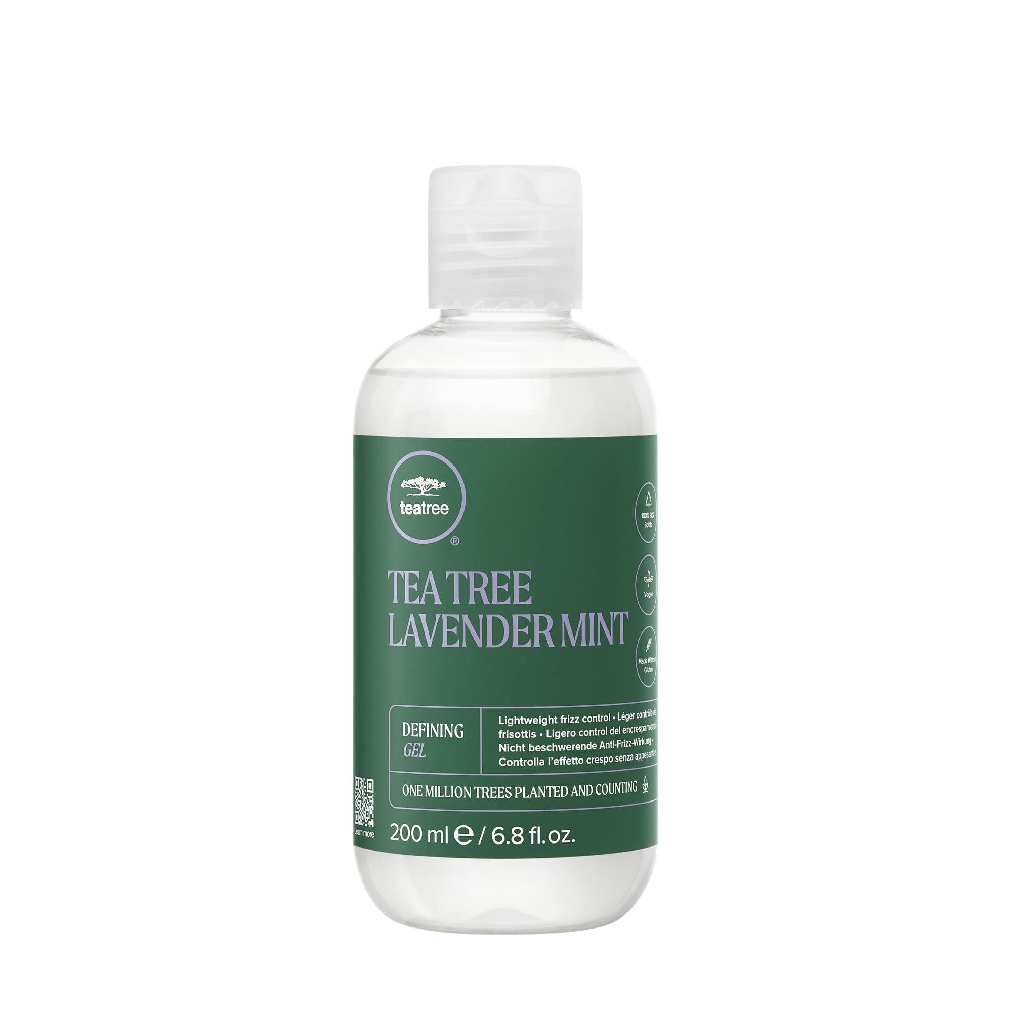 Tea Tree Gel Définissant montre définition-cheveux et contrôle des frisottis.