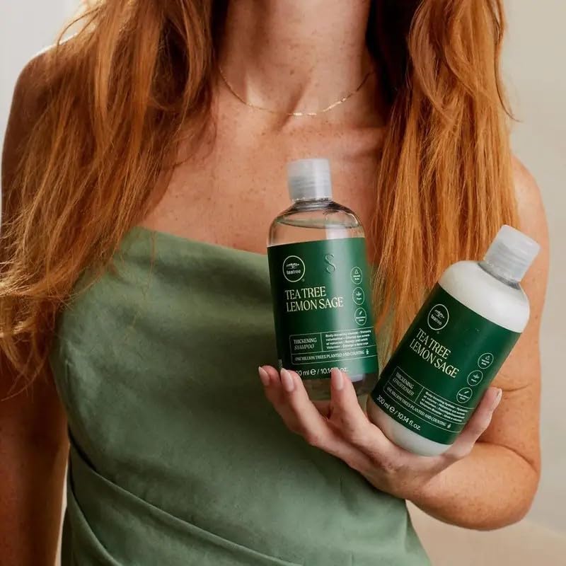 Massage du cuir chevelu Tea Tree Lemon Sage pour une sensation rafraîchissante