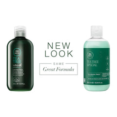 Après-shampooing Tea Tree Special, bouteille douce démêle et nourrit les cheveux durablement.