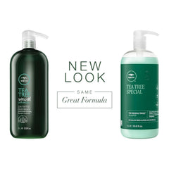 Tea Tree Special Conditioner – bouteille, démêle et adoucit les longueurs pour plus de douceur.