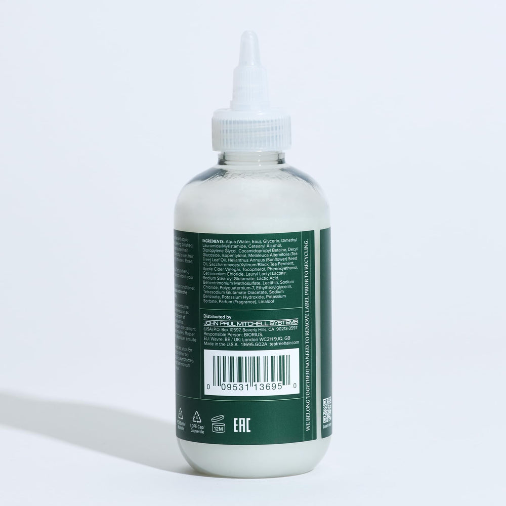 Tea Tree Special Detox Kombucha Rinçage – étiquette claire détaillant ingrédients et usage recommandé.