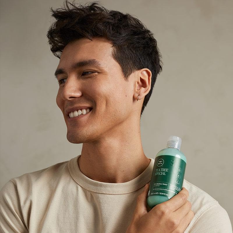 Tea Tree Special Shampoo arôme lavande, parfum apaisant pour les cheveux.