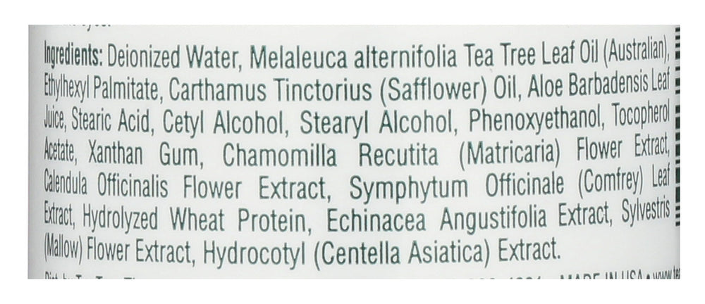 Tea Tree Therapy Extraits herbaux, douceur et prévention des irritations.