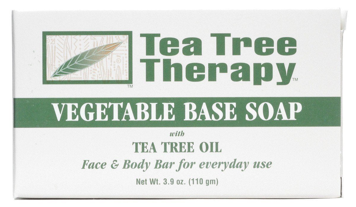 Savon Tea Tree Therapy à base végétale, apporte fraîcheur et propreté.