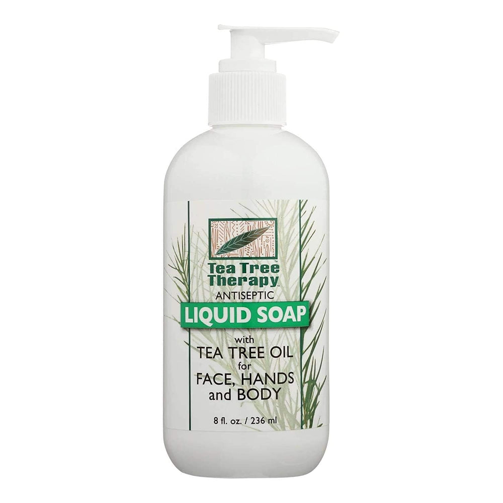 Savon liquide antibactérien Tea Tree Therapy, bouteille 8 oz, lot4, nettoyage des mains et du visage