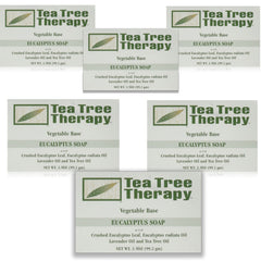 Tea Tree Therapy Savon végétal à l’eucalyptus pour peau propre et rafraîchie