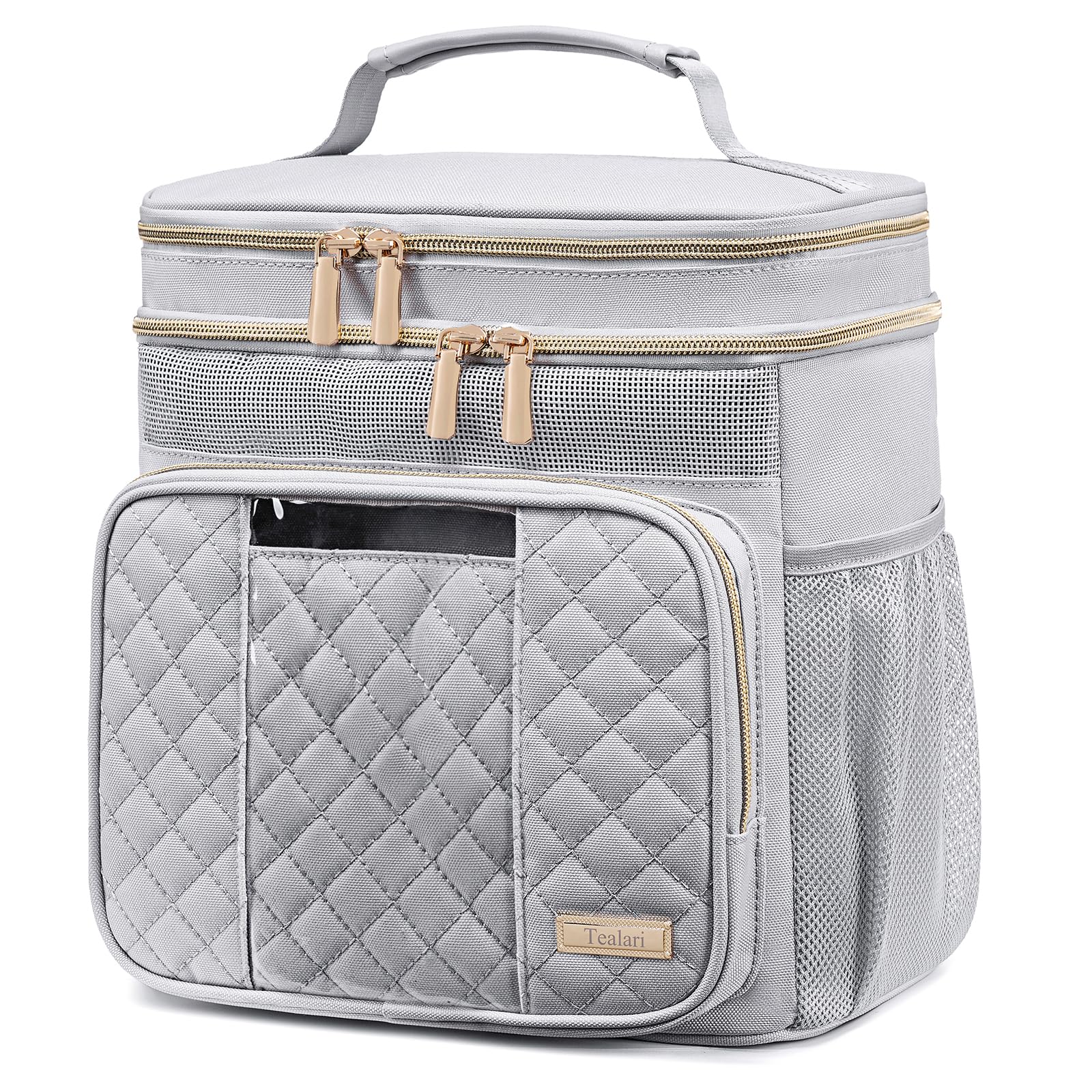 Trousse Tealari grande avec 3 rangements pour voyage organisé.