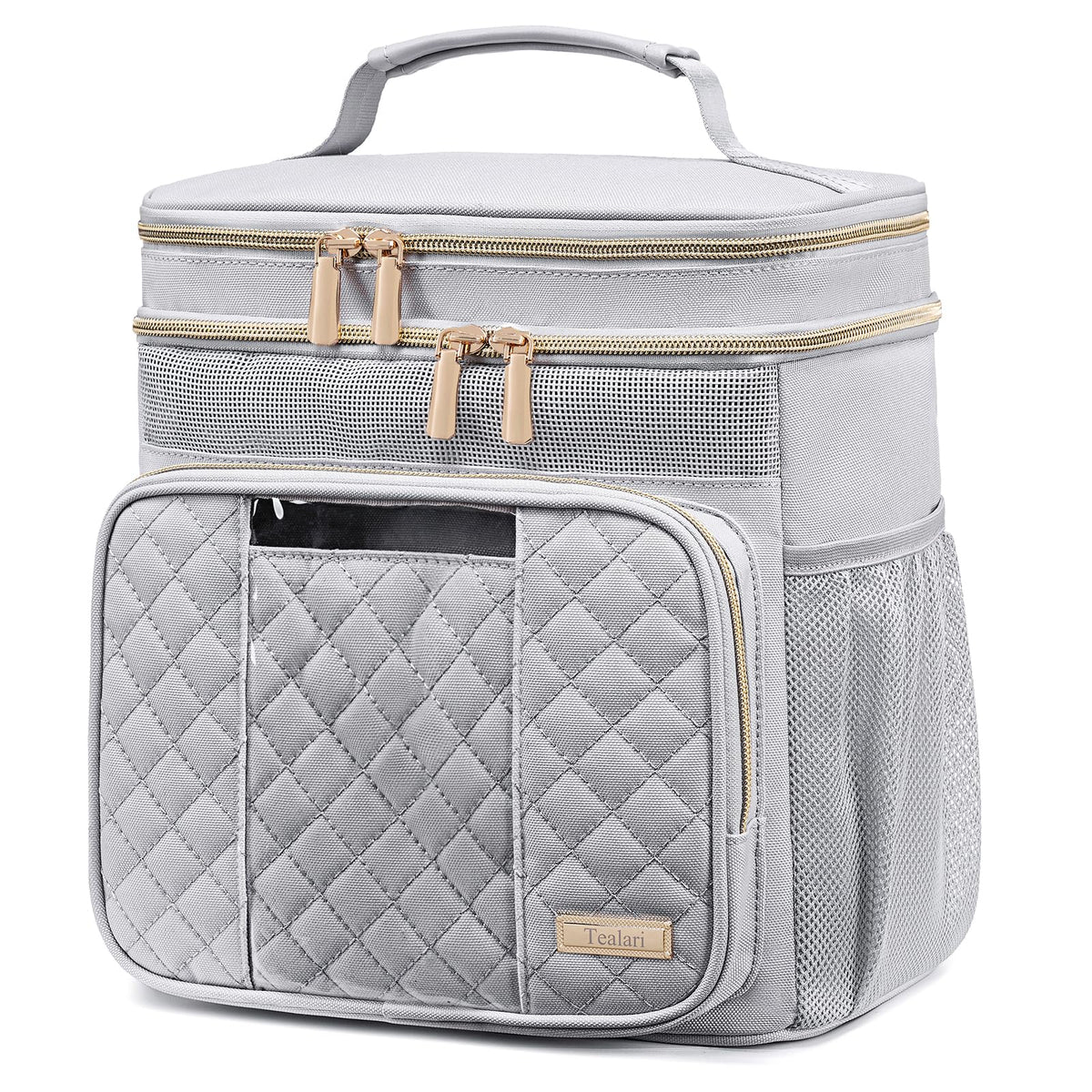 Trousse Tealari grande avec 3 rangements pour voyage organisé.