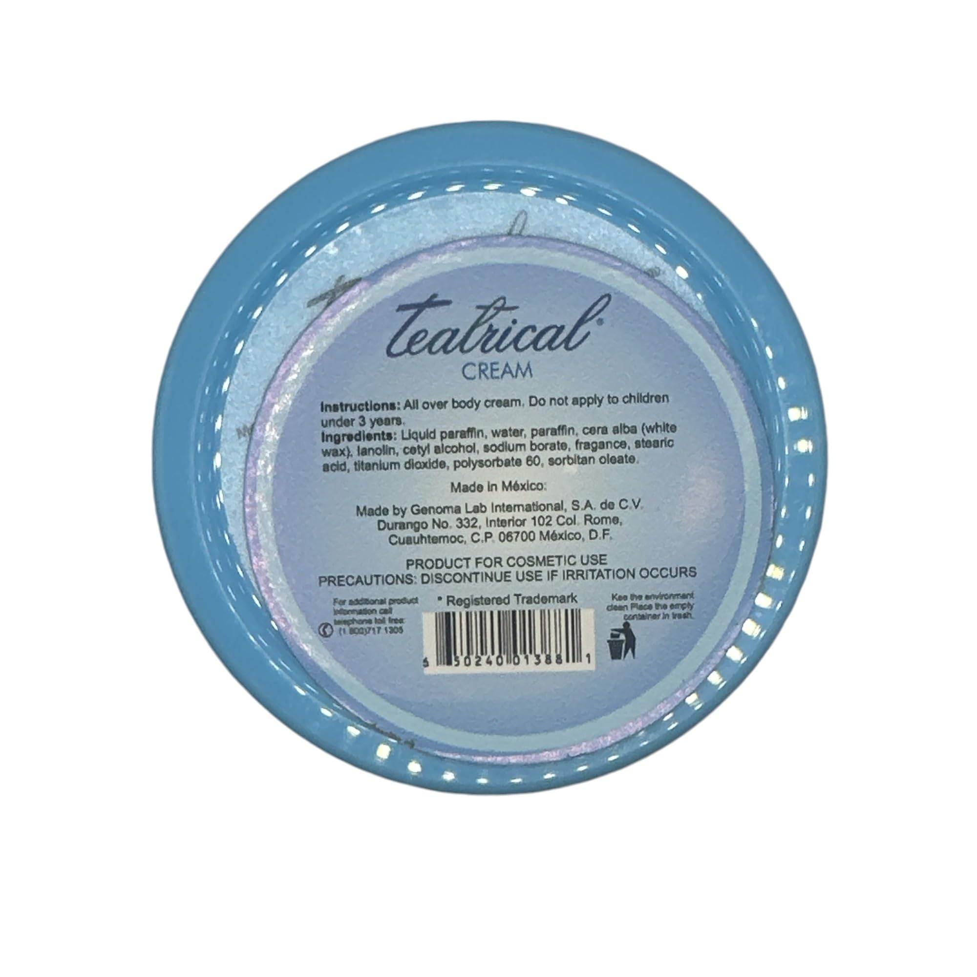 TEATRICAL Creme lanoline – application sur les mains pour douceur durable