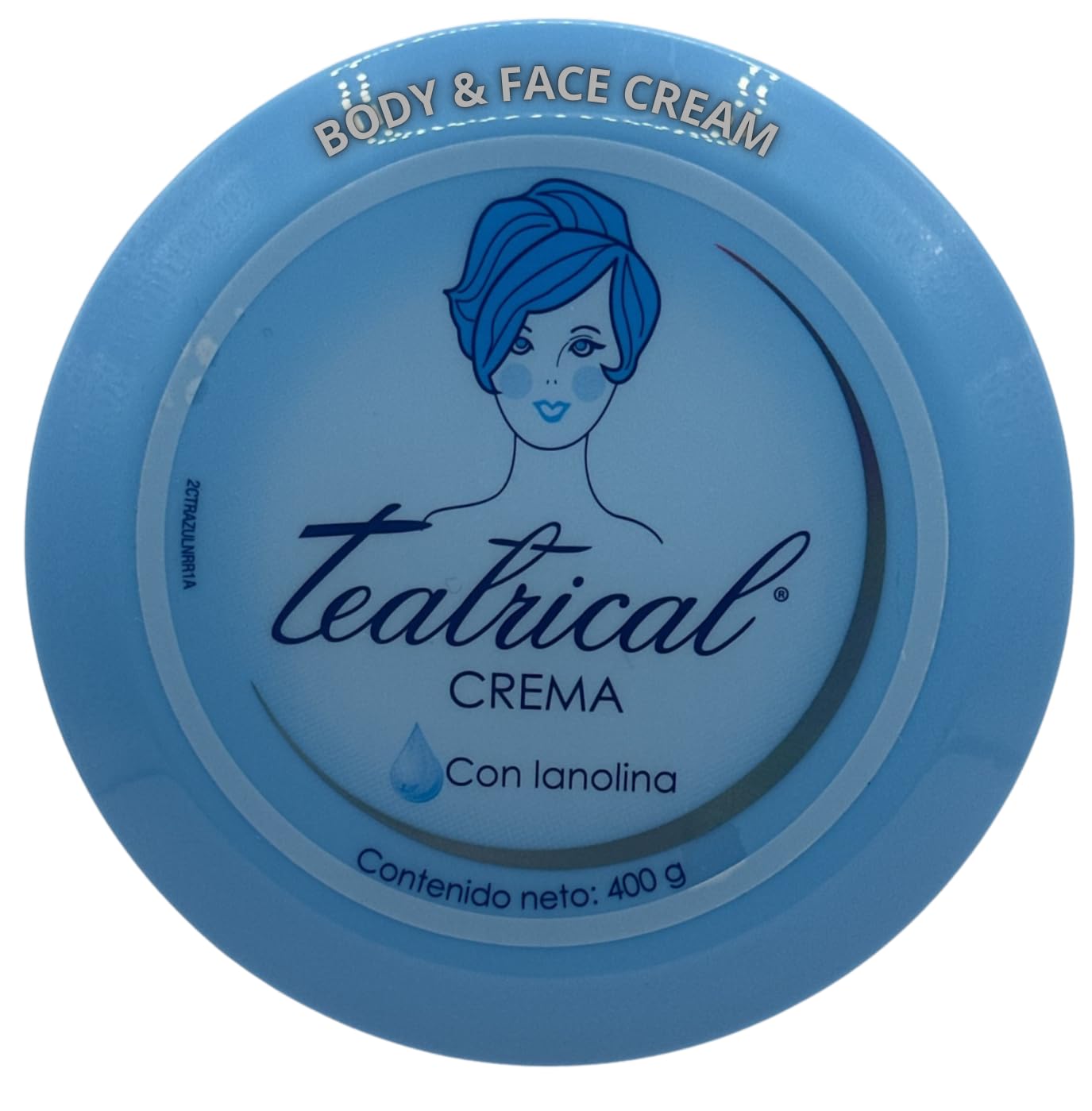 TEATRICAL Creme a la lanoline, pot 400 g, hydratation profonde pour peau douce