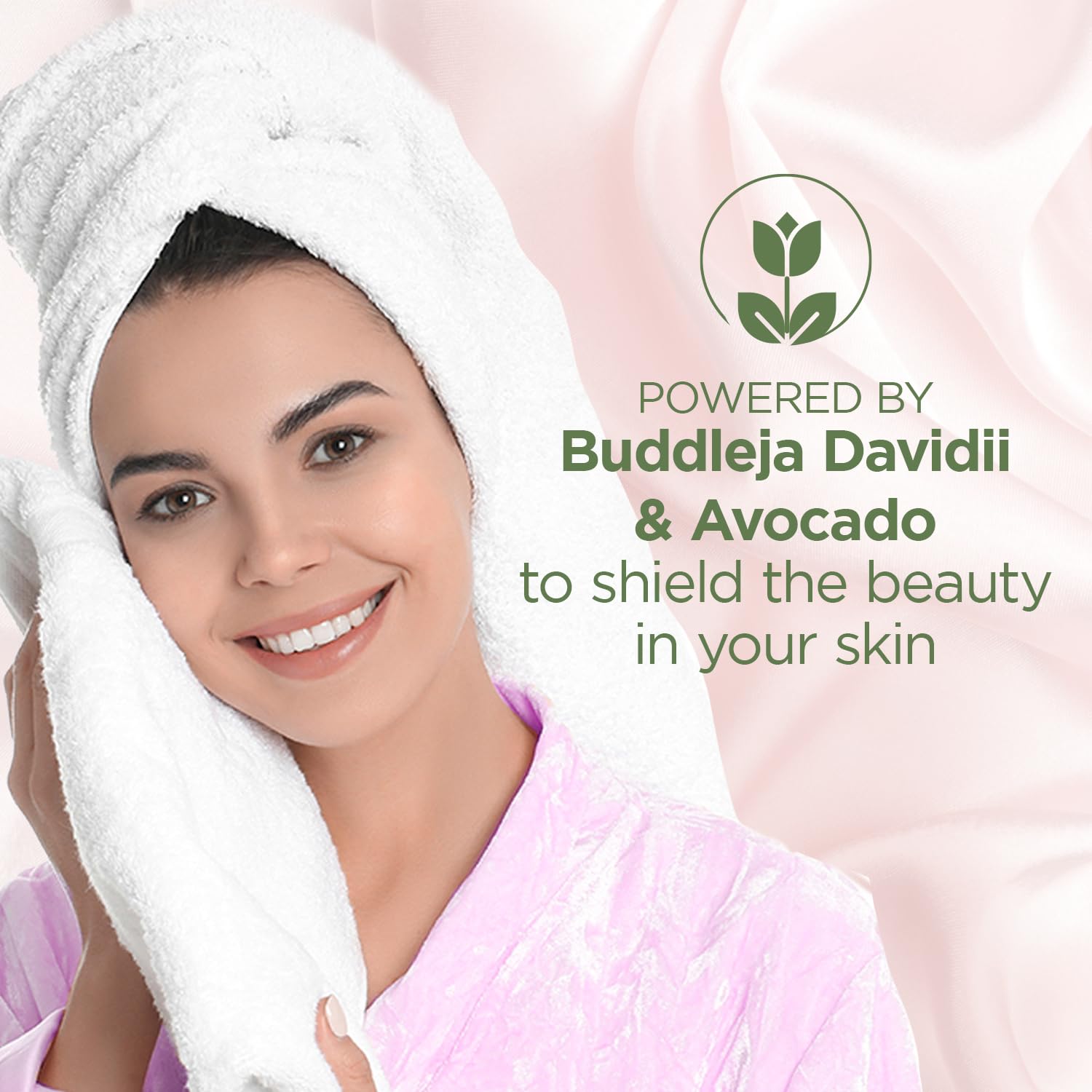 TEATRICAL ingrédients avocat et cellules Buddleja — soin naturel pour peau hydratée