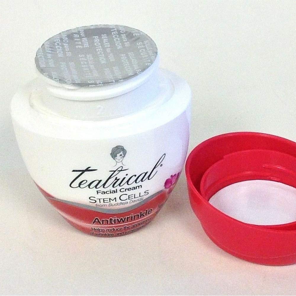 Teatrical pot crème florale, texture onctueuse pour soin quotidien et hydratation.