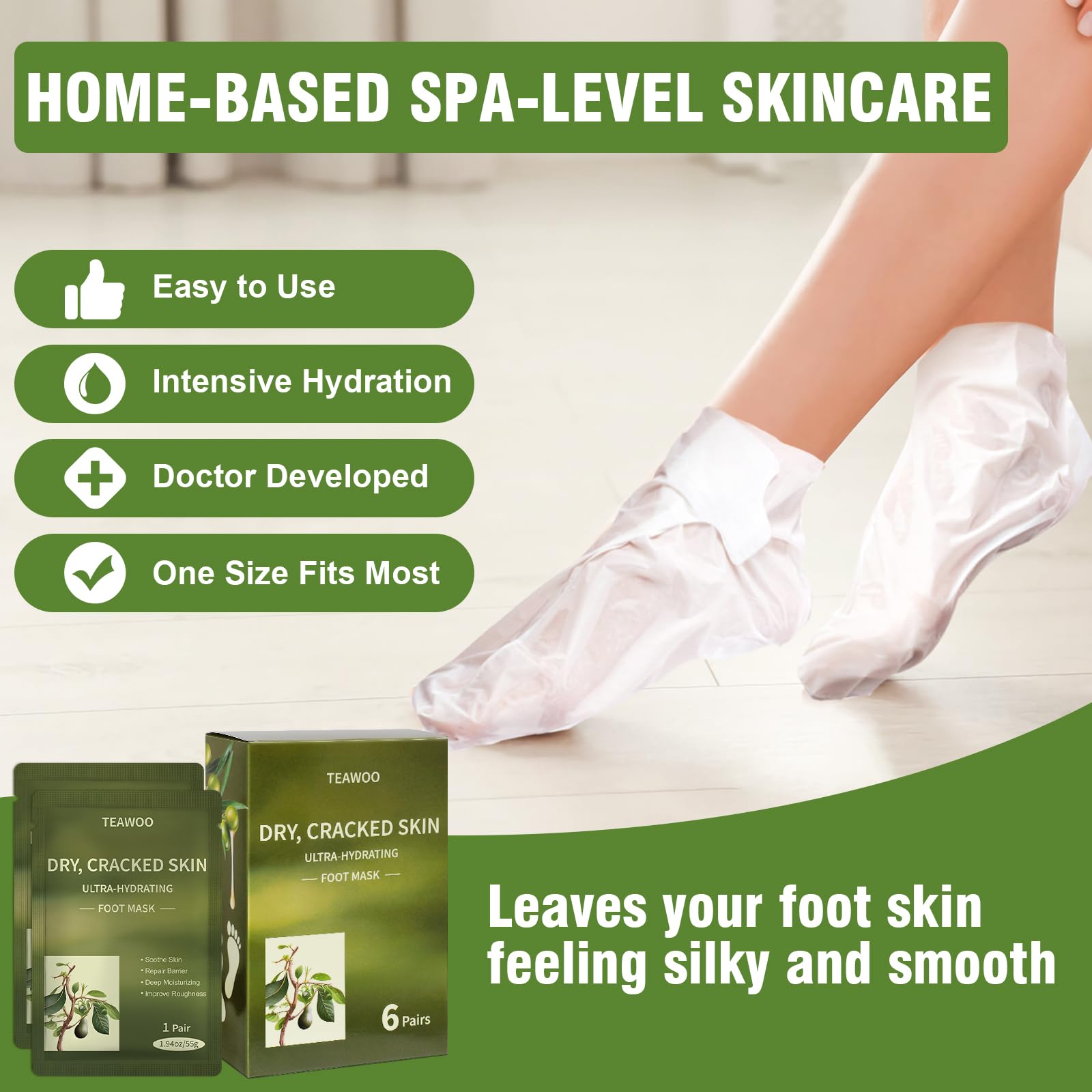 TEAWOO hydratation 72 heures offre une peau plus souple durablement.