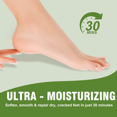 TEAWOO masque-pieds hydrate la peau et adoucit les zones sèches.