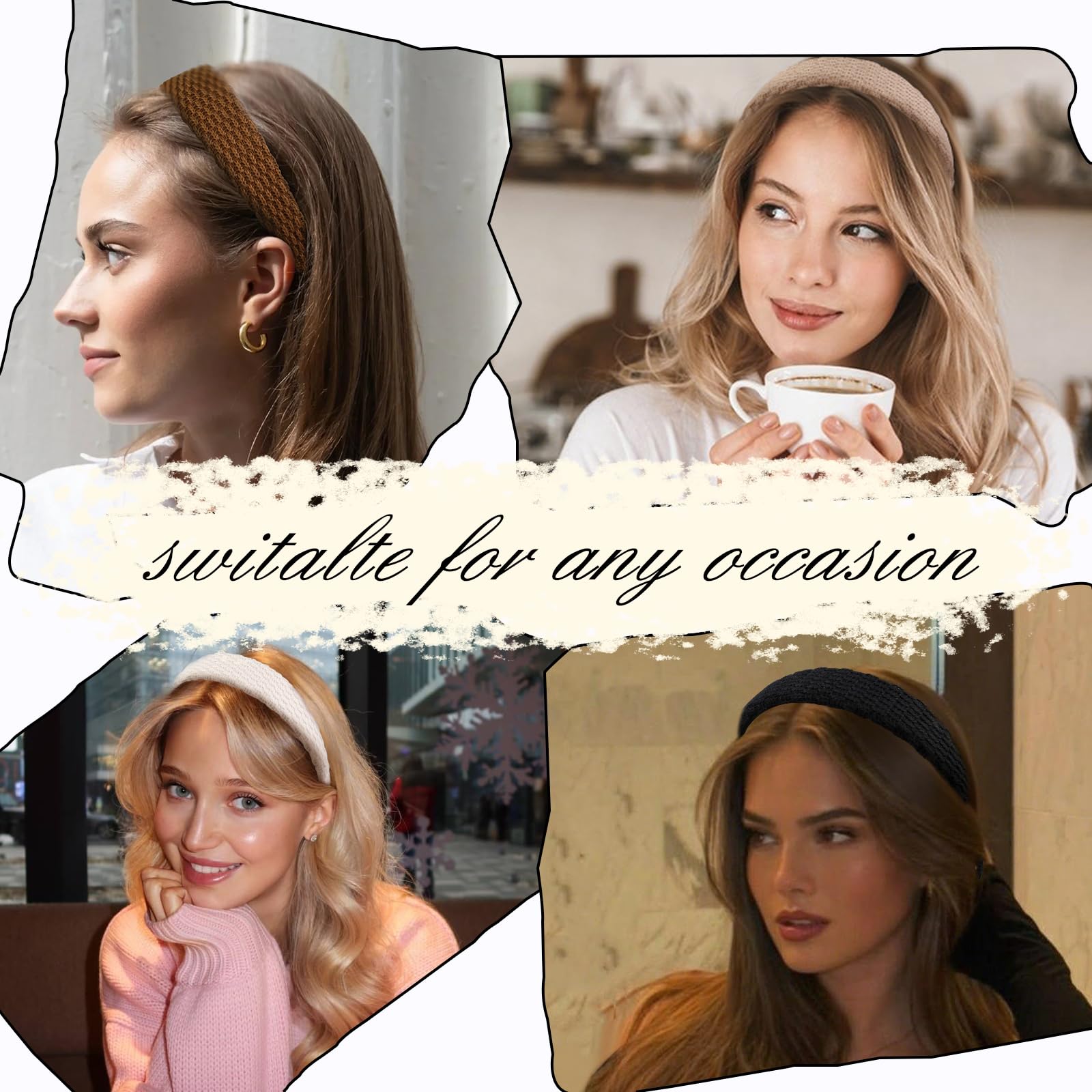TEBIEKOY bandeau polyvalent pour usages quotidiens et occasions.