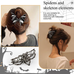 TEBIEKOY clip chauve-souris gothique : allure saisissante pour Halloween et cosplay.