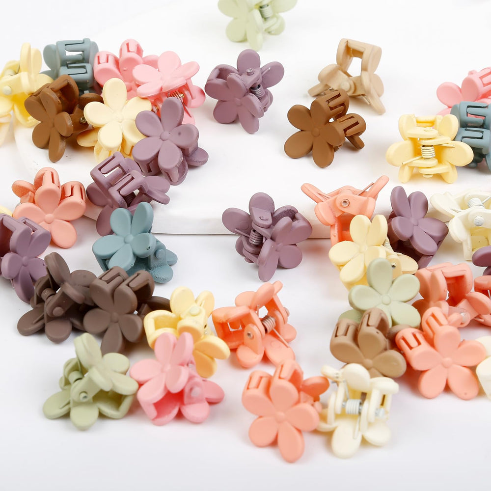 TEBIEKOY pince-cheveux mini-fleurs jaune, ambiance printanière