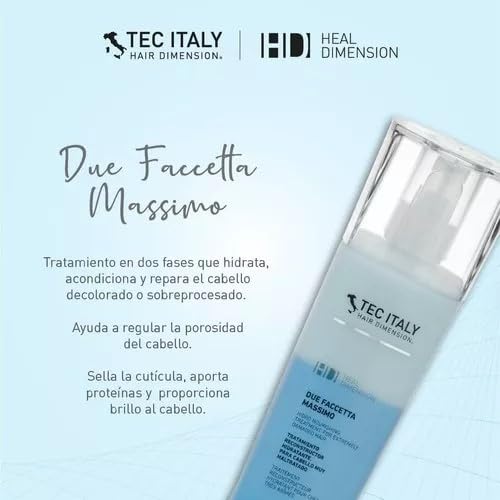 Cheveux brillants et protégés 24 heures grâce à Tec Italy Due Faccetta.