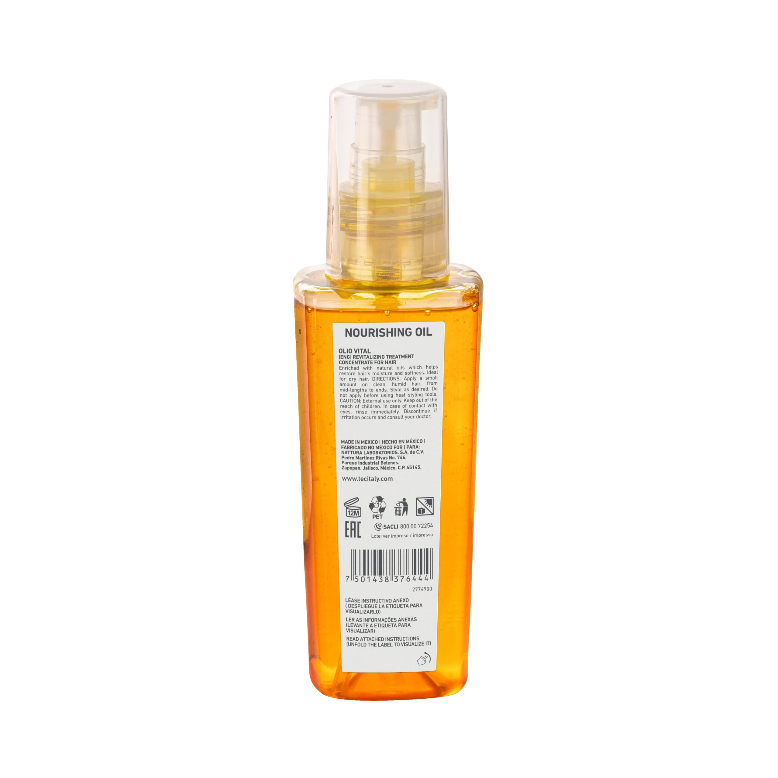 Tec Italy Olio Vital – brillance et douceur pour cheveux secs après application