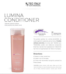 Tec Lumina Conditioner – cheveux brillance: renforce et lisse en douceur