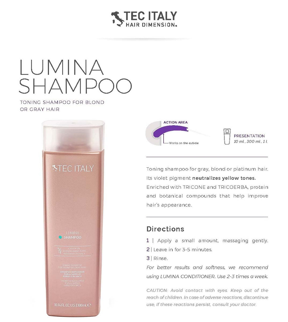 Tec Lumina Shampoo – cheveux tonalisation: protège la couleur et hydrate