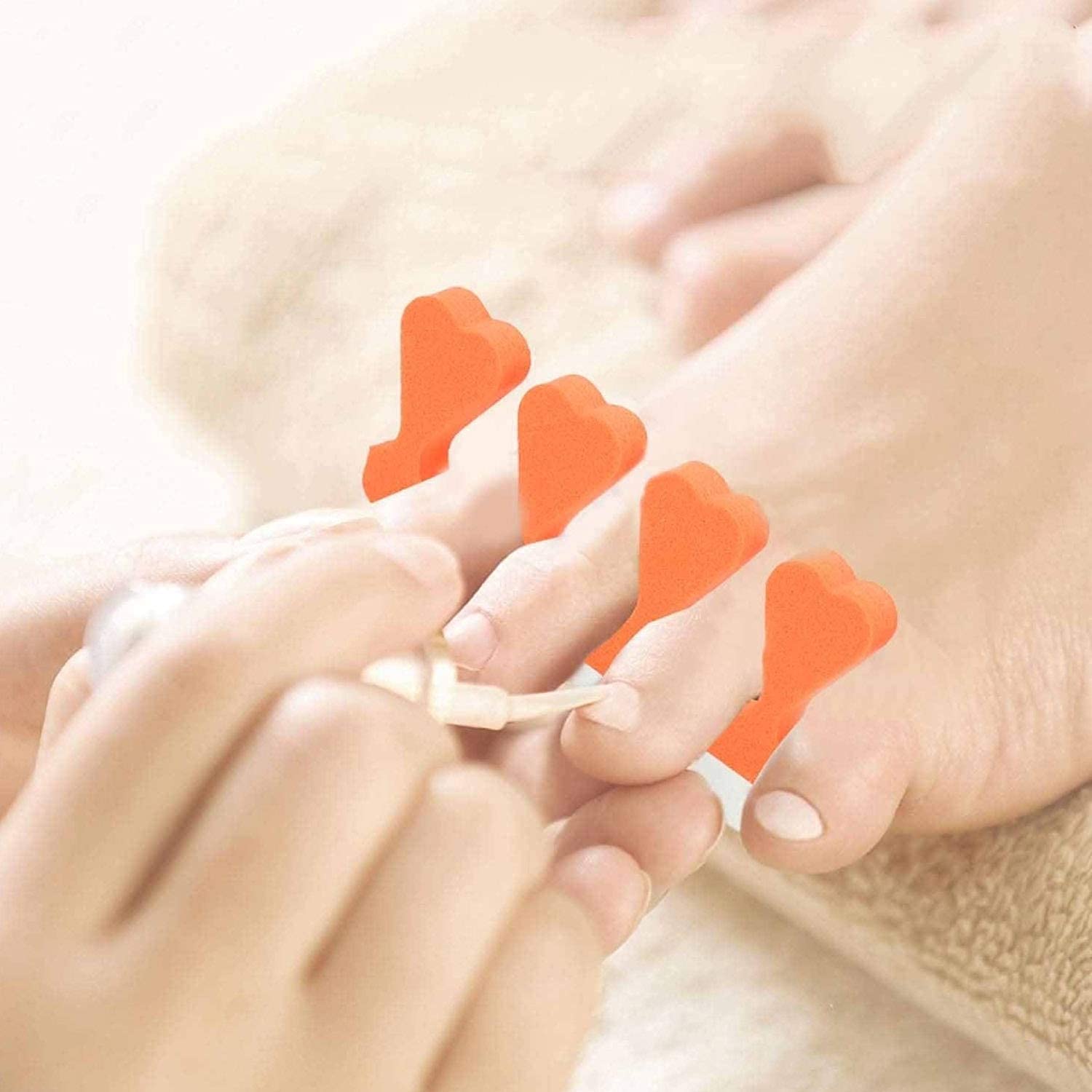 Utilisation à domicile pour vernis et nail art avec les séparateurs