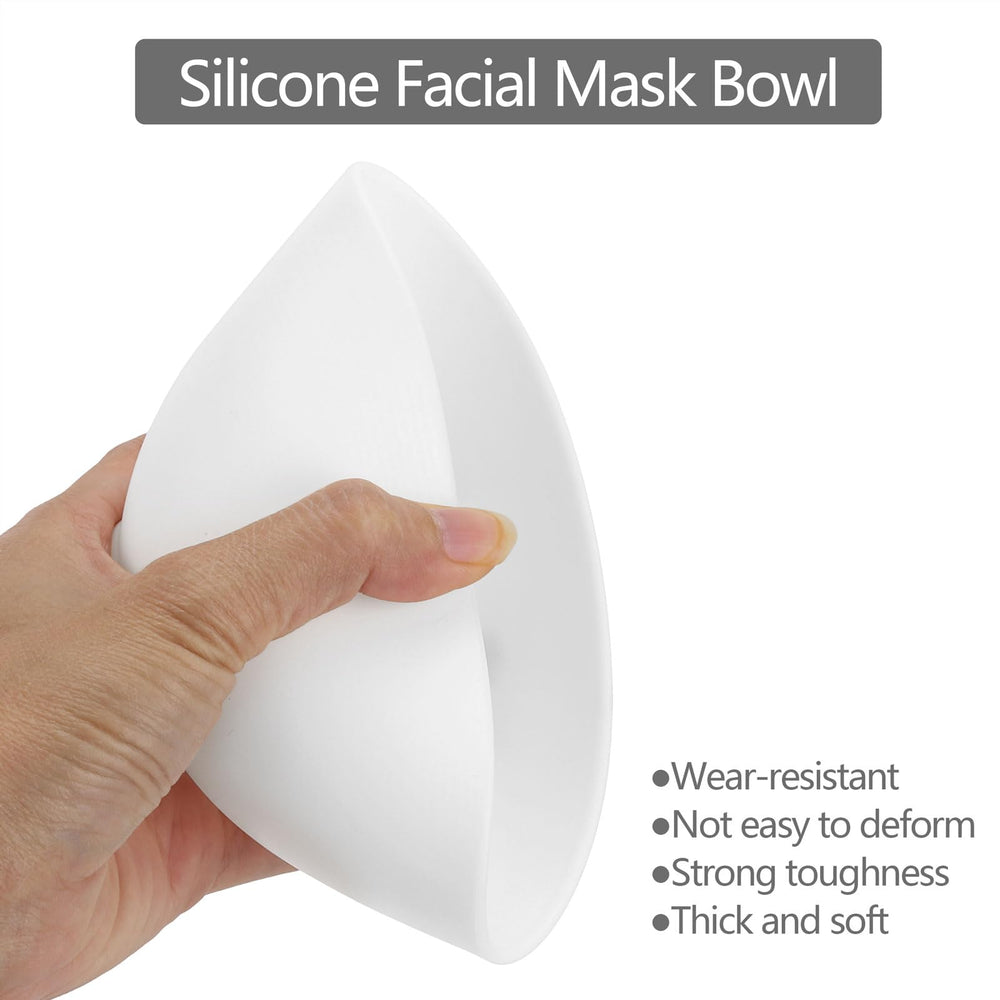 Tecbeauty brosses masque visage en silicone pour application lisse.